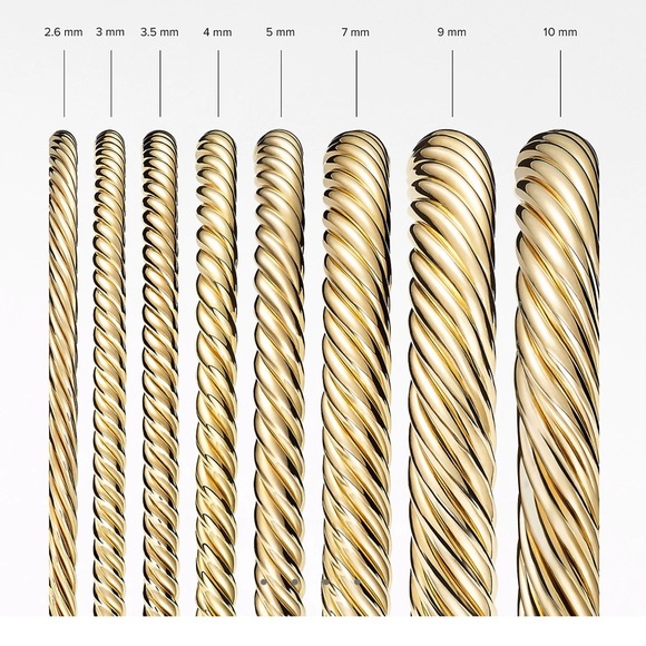 18k gold w/ diamonds David Yurman Solari Bracelet - Picture 13 of 13